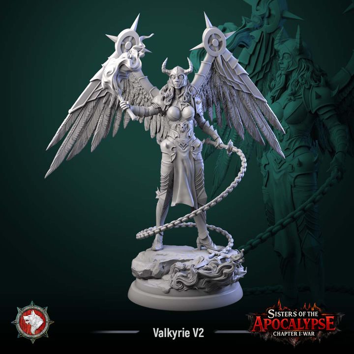 Valkyries | Sisters of the Apocalypse | Unpainted Miniature