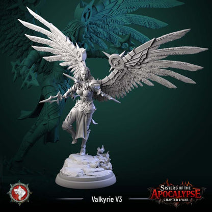 Valkyries | Sisters of the Apocalypse | Unpainted Miniature