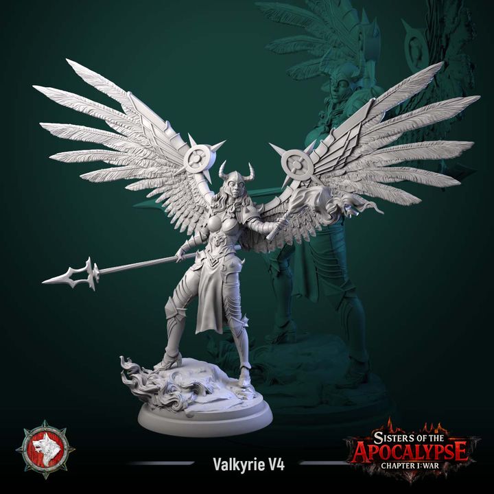 Valkyries | Sisters of the Apocalypse | Unpainted Miniature
