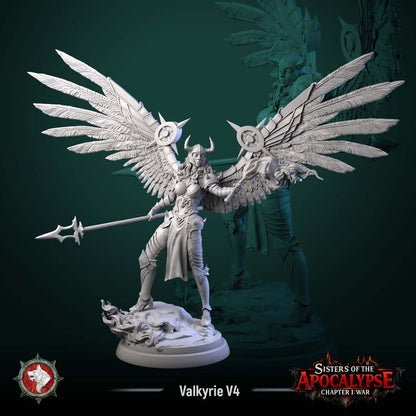 Valkyries | Sisters of the Apocalypse | Unpainted Miniature