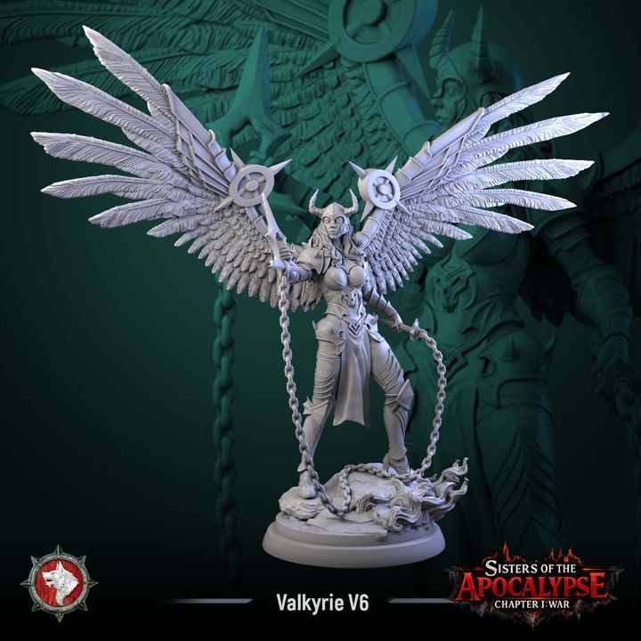 Valkyries | Sisters of the Apocalypse | Unpainted Miniature