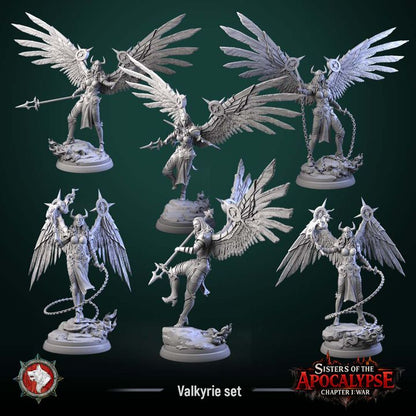 Valkyries | Sisters of the Apocalypse | Unpainted Miniature