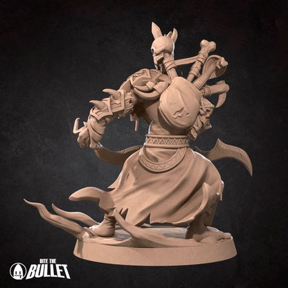Troll Shadow Hunter | 32mm, 35mm Scale | Unpainted Miniature