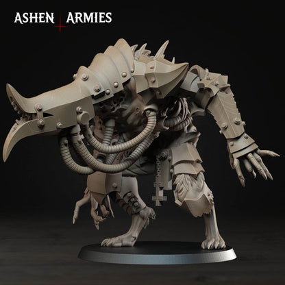 War Wolf Assault Beast, Hellbound Apostasy - Bullet Crusade - Unpainted Miniature