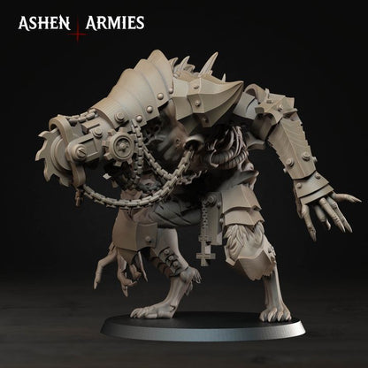 War Wolf Assault Beast, Hellbound Apostasy - Bullet Crusade - Unpainted Miniature