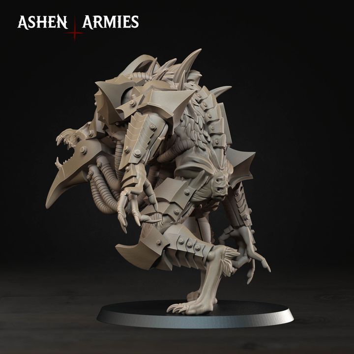 War Wolf Assault Beast, Hellbound Apostasy - Bullet Crusade - Unpainted Miniature