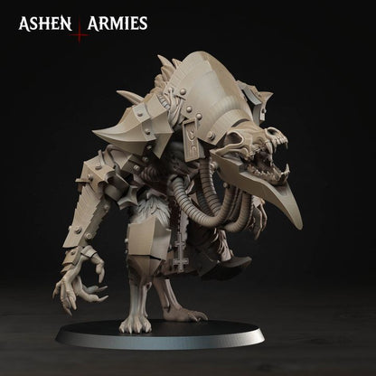 War Wolf Assault Beast, Hellbound Apostasy - Bullet Crusade - Unpainted Miniature