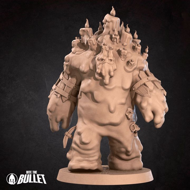 Wax Golem - Mine Set - 32mm, 35mm Scale - Unpainted Miniature