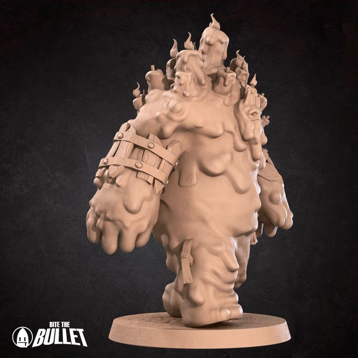 Wax Golem - Mine Set - 32mm, 35mm Scale - Unpainted Miniature