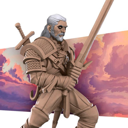 White Wolf Knight | 32mm, 35mm Scale | Unpainted Miniature