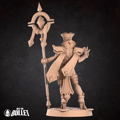 Serena, Human Inquisitor, Pinup | 32mm, 35mm Scale | Unpainted Miniature