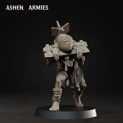 Ecclesiastic Prisoners, Bleeding Procession - Bullet Crusade - Unpainted Miniature