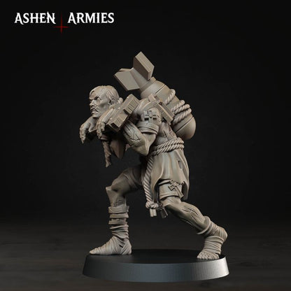 Ecclesiastic Prisoners, Bleeding Procession - Bullet Crusade - Unpainted Miniature