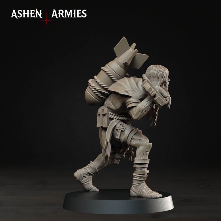 Ecclesiastic Prisoners, Bleeding Procession - Bullet Crusade - Unpainted Miniature