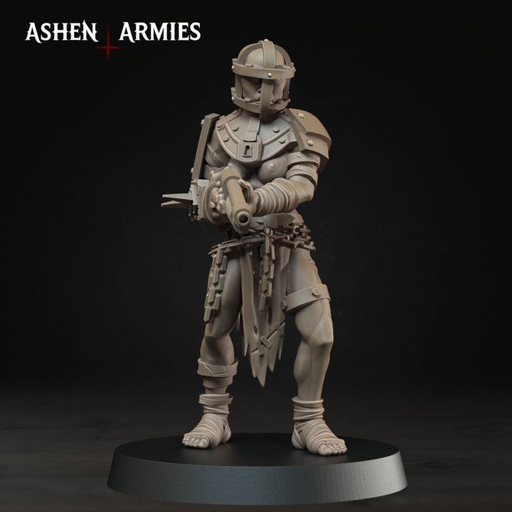 Wretched Shotgunners, Hellbound Apostasy - Bullet Crusade - Unpainted Miniature