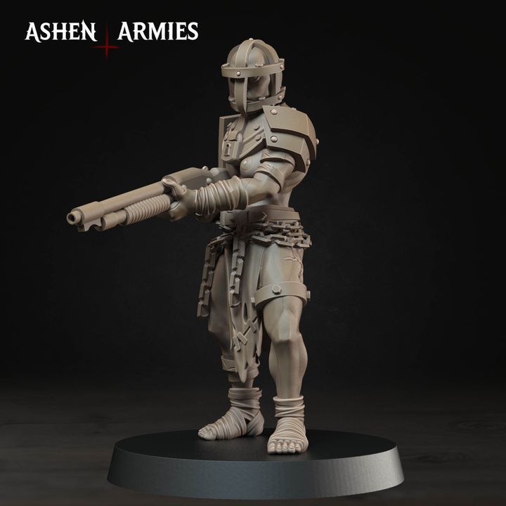 Wretched Shotgunners, Hellbound Apostasy - Bullet Crusade - Unpainted Miniature