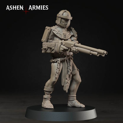 Wretched Shotgunners, Hellbound Apostasy - Bullet Crusade - Unpainted Miniature