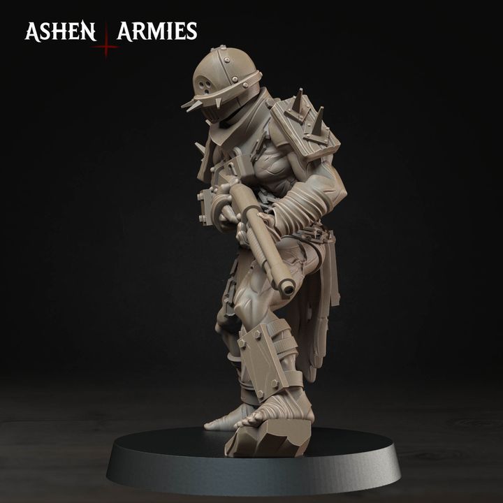 Wretched Shotgunners, Hellbound Apostasy - Bullet Crusade - Unpainted Miniature