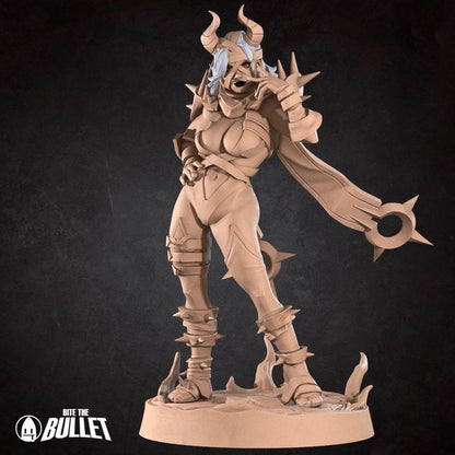 Xana, Mistress of Hate - Pinup - Unpainted Miniature