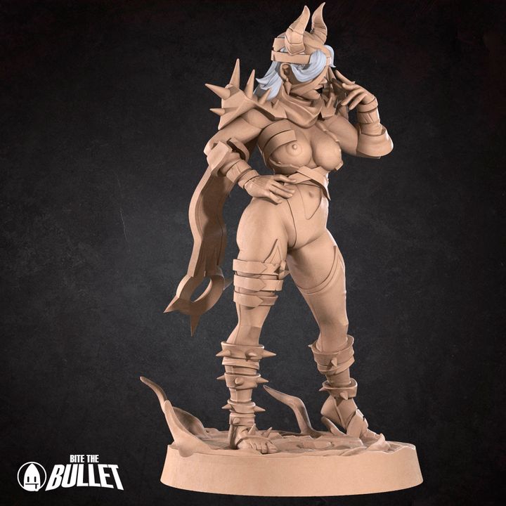 Xana, Mistress of Hate - Pinup - Unpainted Miniature
