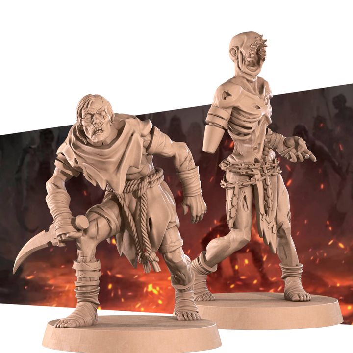 Zombies - Unpainted Miniature