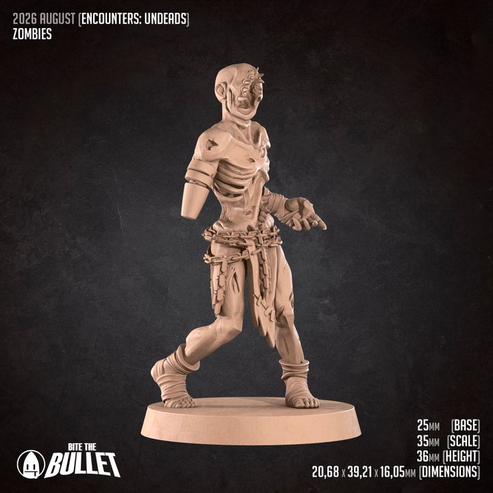 Zombies - Unpainted Miniature