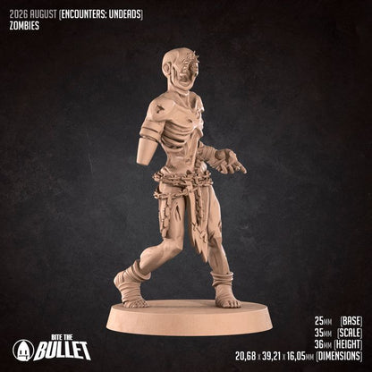 Zombies - Unpainted Miniature