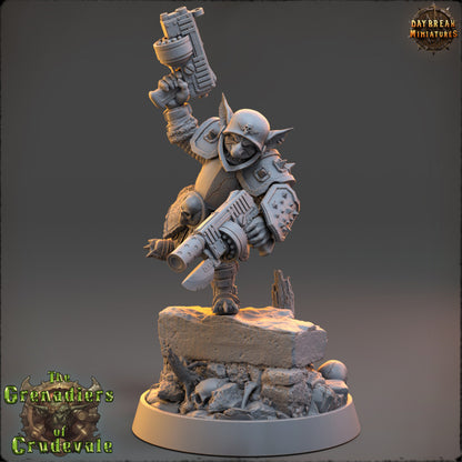 Arkadij Sprocket - The Grenadiers of Crudevale - Unpainted Miniature