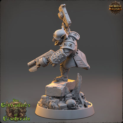 Arkadij Sprocket - The Grenadiers of Crudevale - Unpainted Miniature