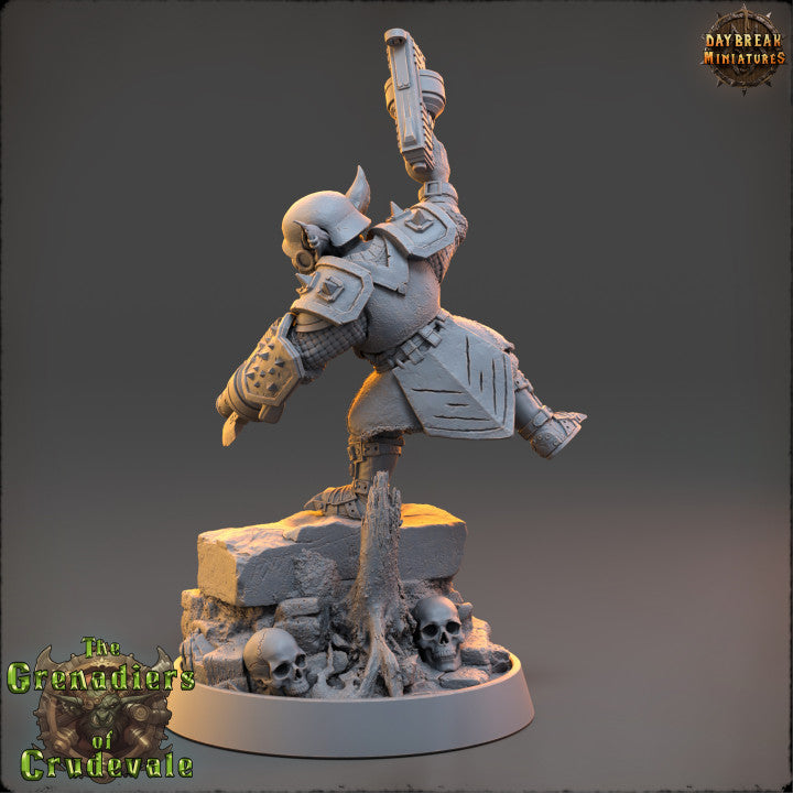 Arkadij Sprocket - The Grenadiers of Crudevale - Unpainted Miniature