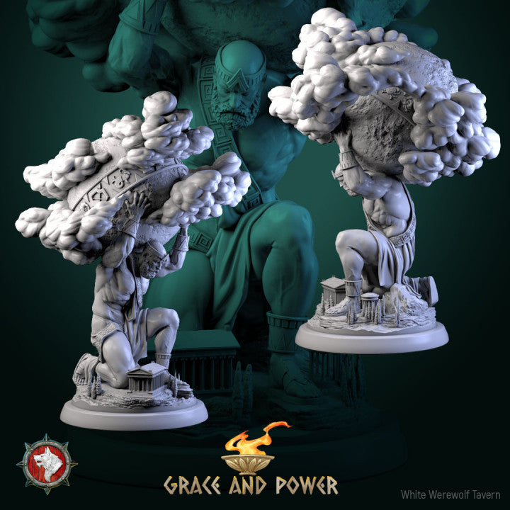 Atlas - Grace and Power Set - Unpainted Miniature