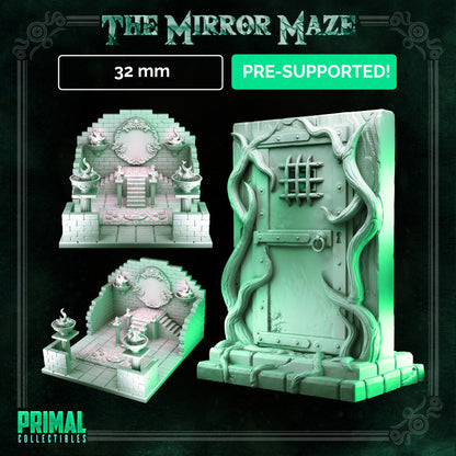 Sanctum Room - The Mirror Maze - Masters of Dungeons Quest - Unpainted Miniature