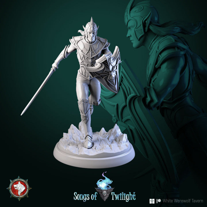 Drow Warriors - Unpainted Miniatures