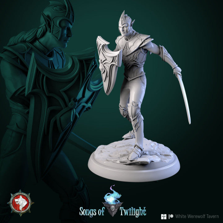 Drow Warriors - Unpainted Miniatures