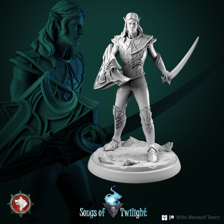 Drow Warriors - Unpainted Miniatures