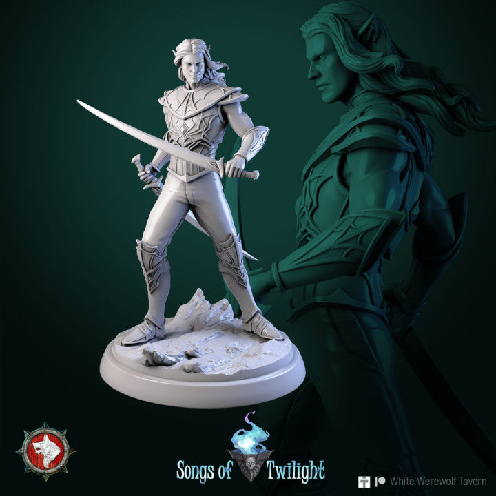 Drow Warriors - Unpainted Miniatures