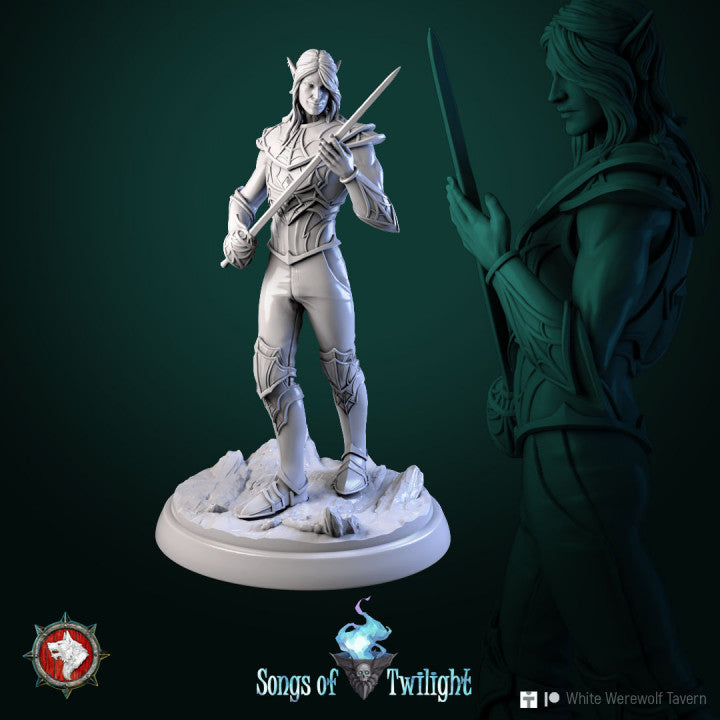 Drow Warriors - Unpainted Miniatures