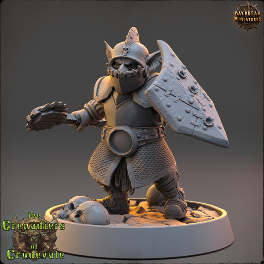 Dynamo Brasser - The Grenadiers of Crudevale - Unpainted Miniature