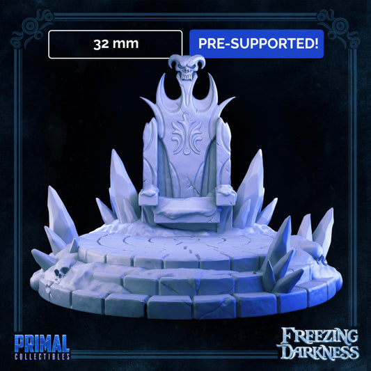 Throne - The Freezing Darkness - Masters of Dungeons Quest - Unpainted Miniature