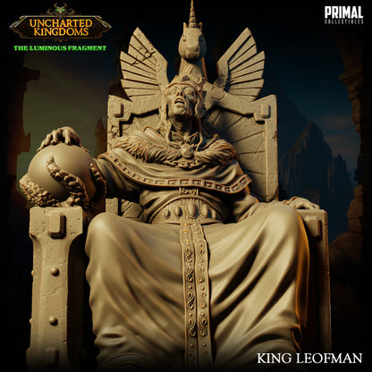 King Leofman - Uncharted Kingdoms - Unpainted Miniature