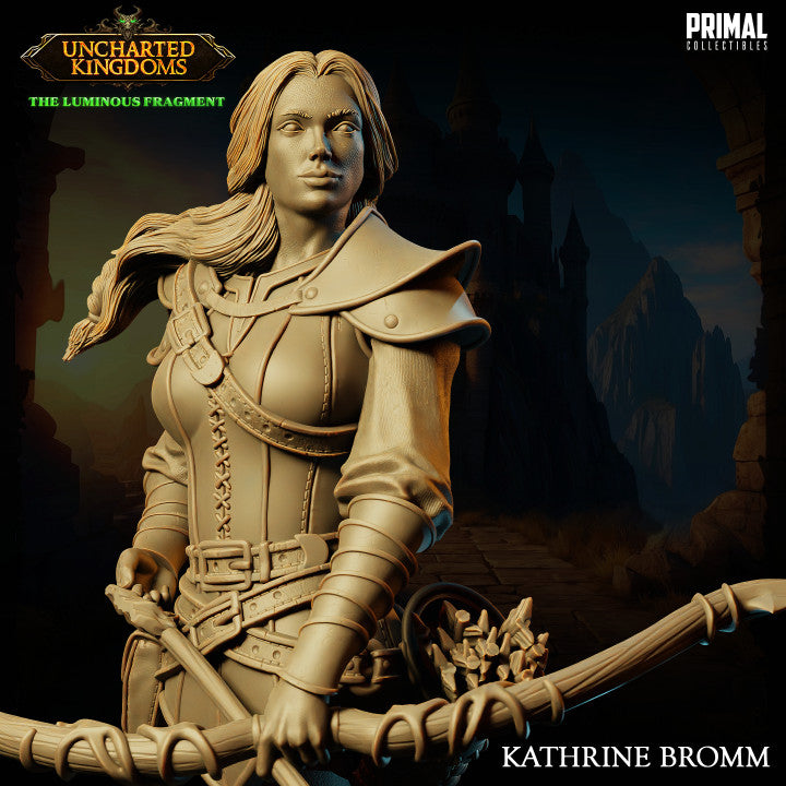 Kathrine Bromm - Uncharted Kingdoms - Unpainted Miniature