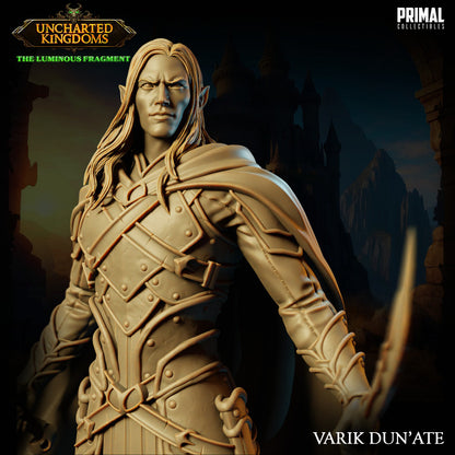 Varik Dun´Ate - Dark Elf - Uncharted Kingdoms - Unpainted Miniature