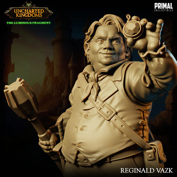 Reginald Vazk - Halfling Rogue - Uncharted Kingdoms - Unpainted Miniature