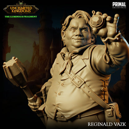 Reginald Vazk - Halfling Rogue - Uncharted Kingdoms - Unpainted Miniature