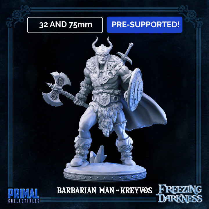 Kreyvos - The Freezing Darkness - Masters of Dungeons Quest - Unpainted Miniature