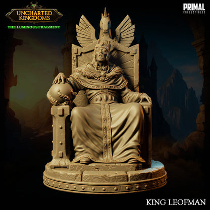 King Leofman - Uncharted Kingdoms - Unpainted Miniature