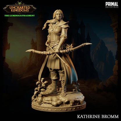 Kathrine Bromm - Uncharted Kingdoms - Unpainted Miniature