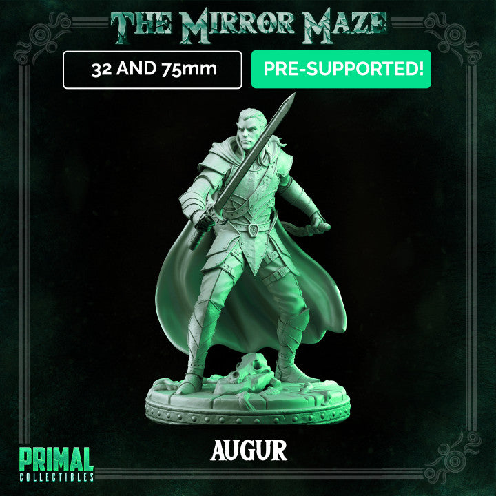 Augur - The Mirror Maze - Masters of Dungeons Quest - Unpainted Miniature