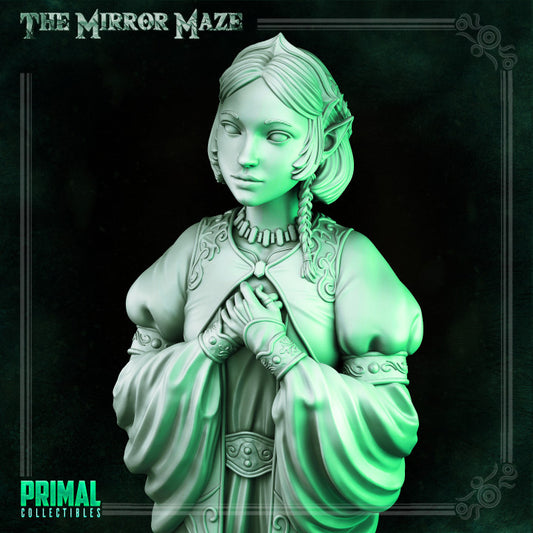 Enora - Elf Princess - The Mirror Maze - Masters of Dungeons Quest - Unpainted Miniature