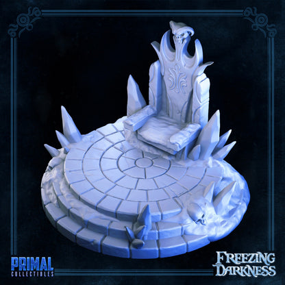 Throne - The Freezing Darkness - Masters of Dungeons Quest - Unpainted Miniature